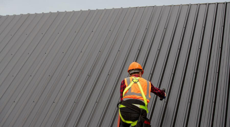 Professional metal roof installation services in Portage, UT