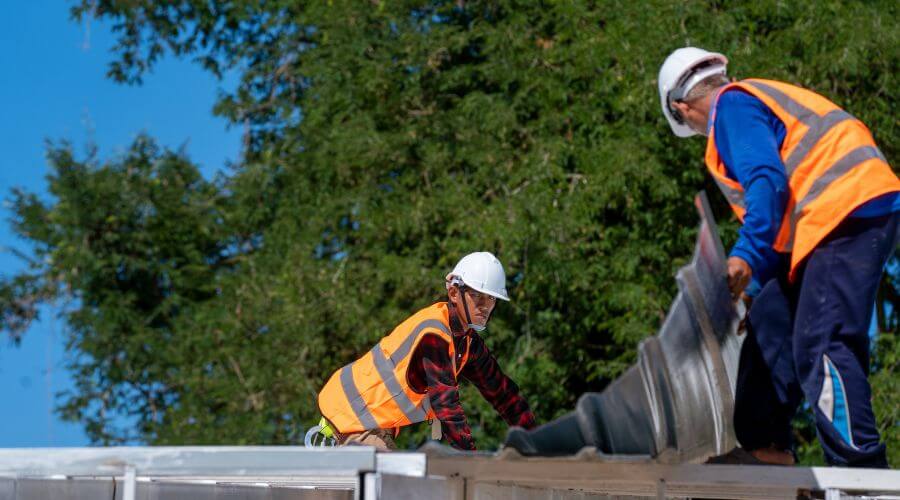 Professional metal roof installation in Portage, UT